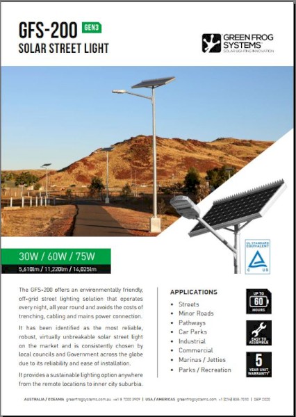 Solar Street Light (Brand New still in box)