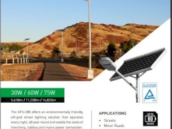 Solar Street Light (Brand New still in box)