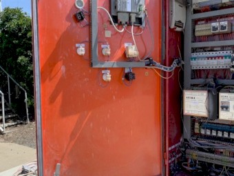 CENTRI COATER treating plant with powder feeder