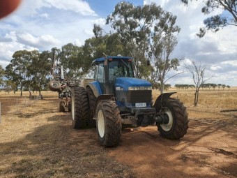 Ford 8770 Genesis Tractor & 8m RFM XT3000 Airseeder
