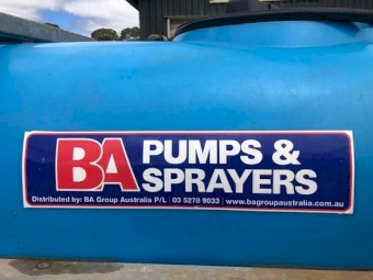 750L tank with 8M Boom - BA Pumps and Sprayers
