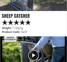 Arrow Quip sheep handler