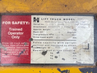 Hyster Forklift
