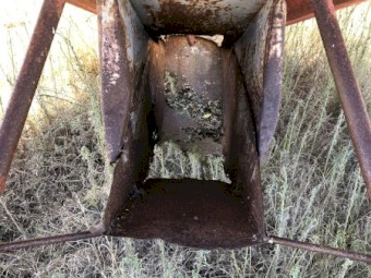 Old saucer bin