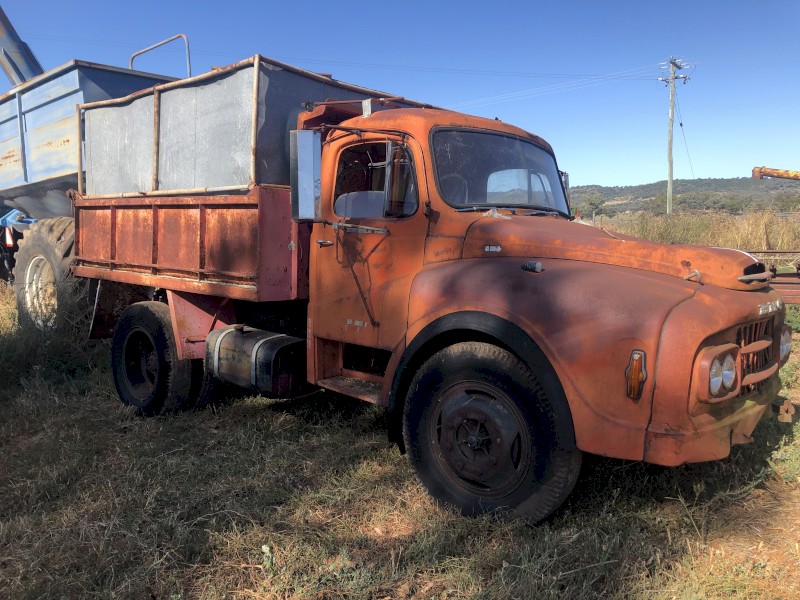 Antique BMC tipper truck