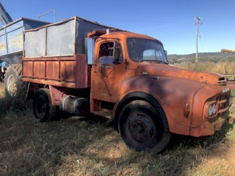 Antique BMC tipper truck