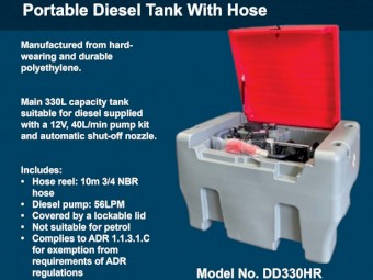 Portable Diesel Tank With Hose