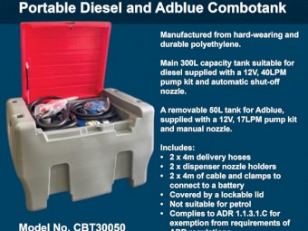 Portable Diesel and Adblue Combotank