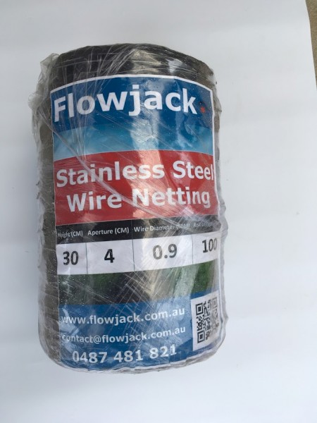 Stainless steel wire netting 50 and 100 meter roll 