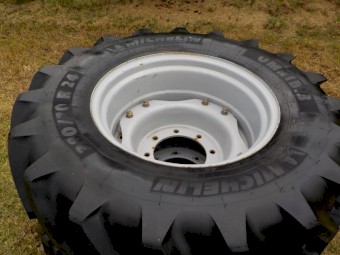 Brand New Set of 380/70 R24 Michelin Heavy Lug Tractor Tyres