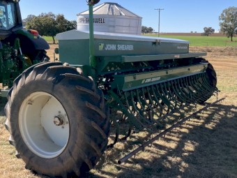 John Shearer 24 Row Trash -Culti -Drill 