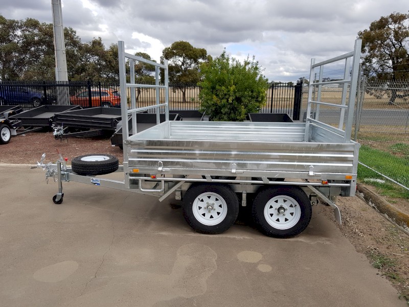 Galvanised Flat Top Trailer 8 x 7