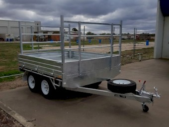 Galvanised Flat Top Trailer 8 x 7