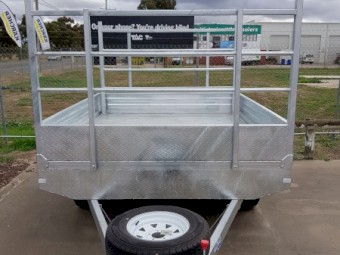 Galvanised Flat Top Trailer 8 x 7