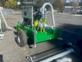 2022 Irrimec Diesel pump set with Iveco engine and Rovatti pump built in reservoir and mobile chassis