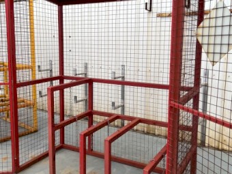 Gas Bottle Cage Gas Cylinder Storage Cage 1850mm wide