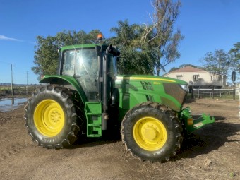 2017 John Deere 6155M Cab Tractor 