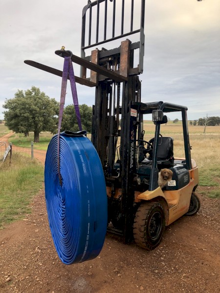 50m ANGUS 6" Wellmaster Layflat Bore Hose