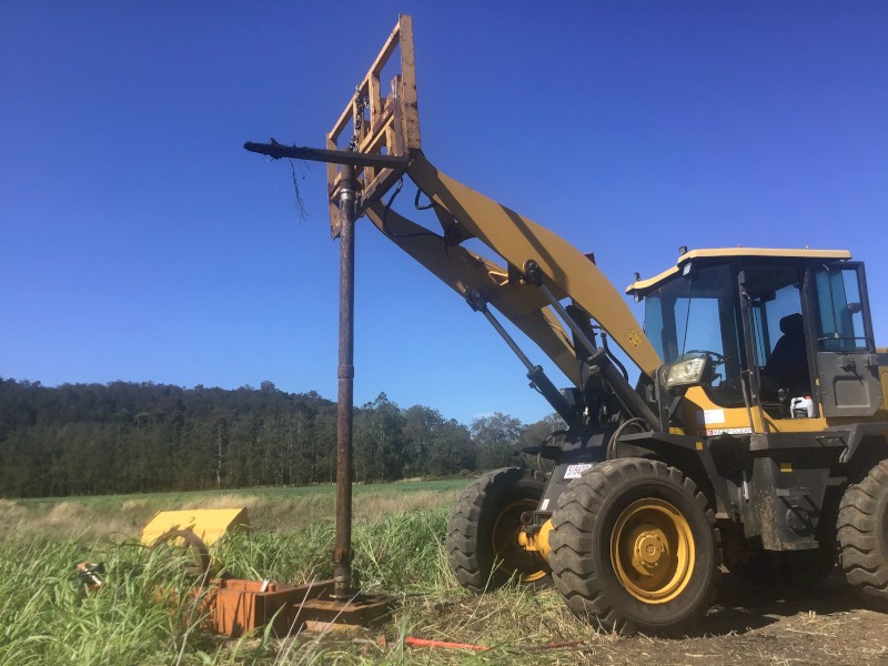 Bore hole pump