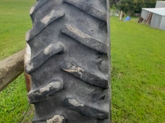 Firestone Clip On Duals off John Deere 7610 adaptable to fit other makes and models.