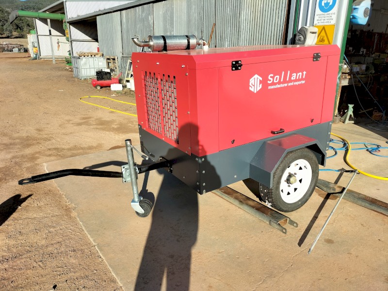 2022 Sollant SLTDP-29 Towable Screw Air Compressor