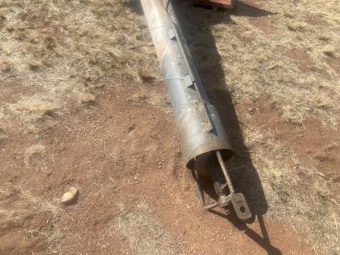 Normolye 45 x 8 inch hydraulic grain auger