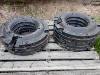 Rear wheel tractor weights