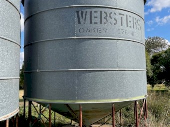 Websters 50 Ton Grain Silos