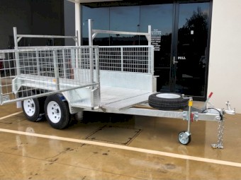 8x5 Tandem Trailer Australian Made Hot Dip Galvanised 2t ATM 390mm High Side New  10x5 & 10x6 Available