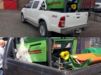 MINI HAY ROUND BALER 