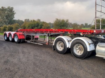 1985 Consultrans Tri-Axle 12 pallet A Trailer
