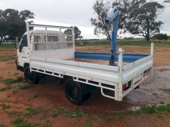 Truck tray 11x7 with manual crane suit small truck
