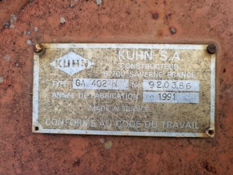 Kuhn 3PL Rotary Hay Rake