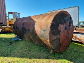 Horizontal Underground Steel Fuel Tank - 2150D x 5200L - 18,500 Litre