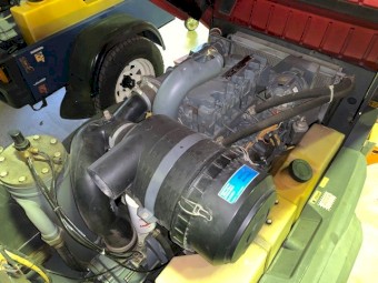 Atlas Copco XAS 130 CFM DD-7 Portable diesel driven Air compressor on road tow chassis, with lights fully working and serviced