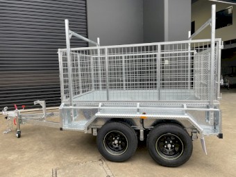 8x5 Tandem Trailer Australian Made Hot Dip Galvanised 2t ATM 390mm High Side New  10x5 & 10x6 Available