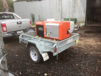 Kubota generator. Near new. Very low hours of usage.