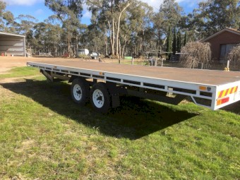 Kattle Gear Tandem Flat Top Trailer