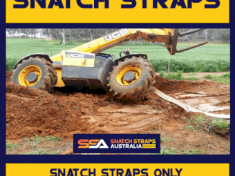 SNATCH STRAPS AUSTRALIA - SNATCH STRAP - 9 METER 75,000kg **AUSTRALIAN MADE**