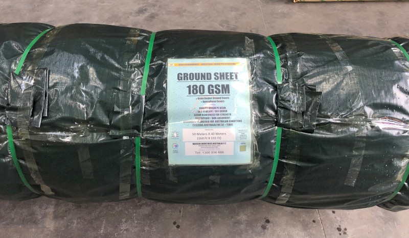 GRAIN STORAGE GROUND SHEETS  50M X 40M