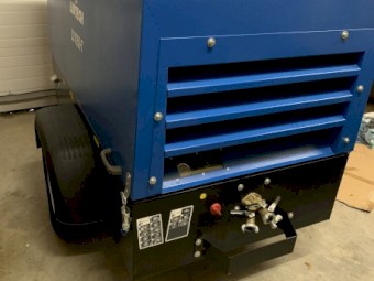 185 cfm by New Atlas Copco, powered by the reliable Kubota 1505v- T 4 cylinder  diesel turbo engine, portable Air Compressor