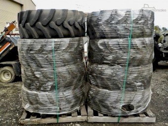 2 x Brand New Mitas 500/70 R24 Heavy Lug Tractor Tyres