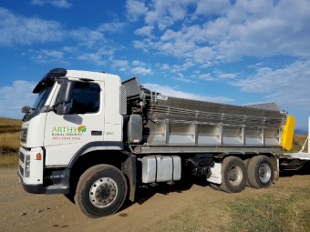 Custom Built Chicken & Feedlot Manure Spreader. 