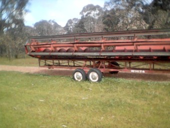 White 8900 with 22' Open Front & trailer - $3600 No GST Applies