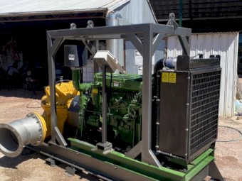 Flood pump 14 inch pump and 215kw diesel motor