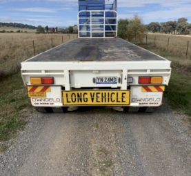 2000 Fruehauf Quad Dog Trailer