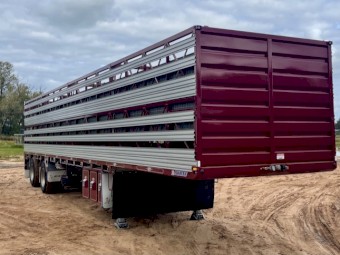 2021 Byrne 45ft 2x1 Livestock Trailer