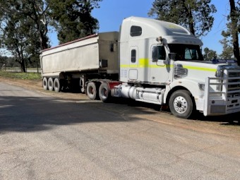 2011 Freightliner Coronado 122SD & trailer