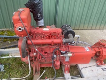 Diesel Powered 80hp Water Pump on HDG Skid