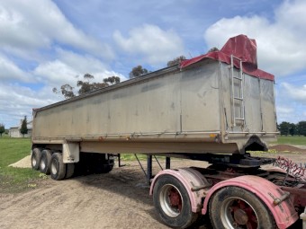 36ft Alcan Aluminium Tri Axle Tipper